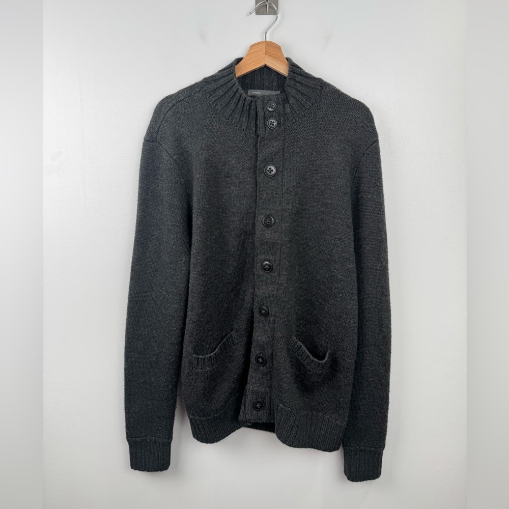 Vince Women‎ Wool Grey Sweater Jacket Size Large